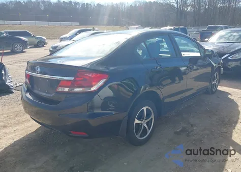 2015 Honda Civic Se from USA, damaged, VIN 2HGFB2F77FH551648